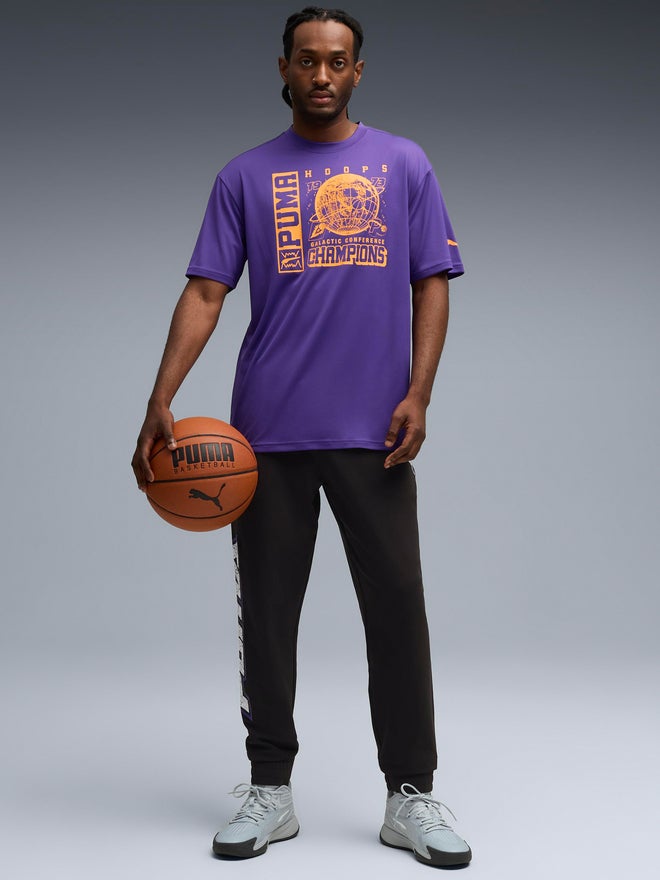 PUMA Men Hoopstel 1 Team T-Shirt - Image 5